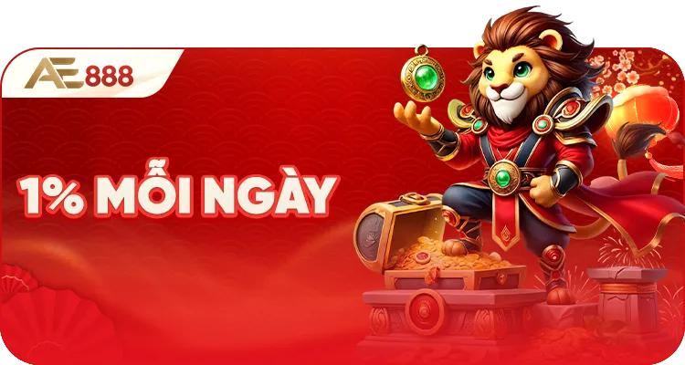 Khuyến mãi nạp lại 1% hàng ngày AE888